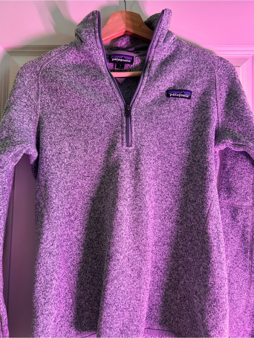 Patagonia Heathered Gray Women's Quarter-Zip Fleece